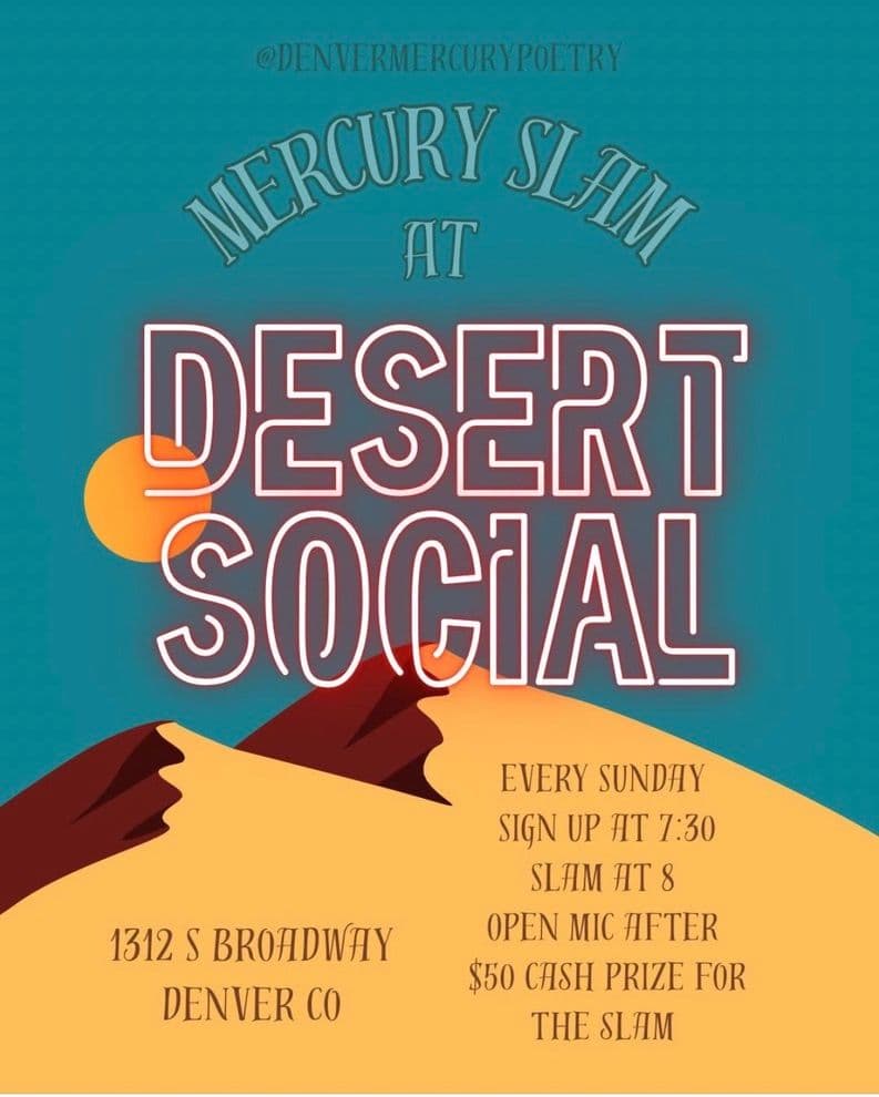 Desert Social - Mercury Poetry Slam