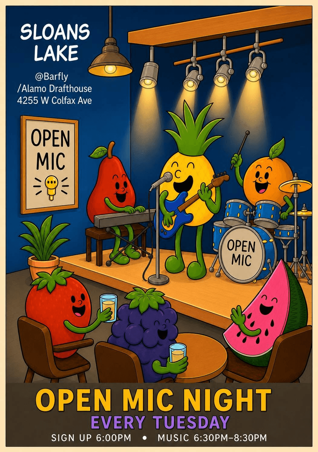 Sloan's Lake Open Mic Night