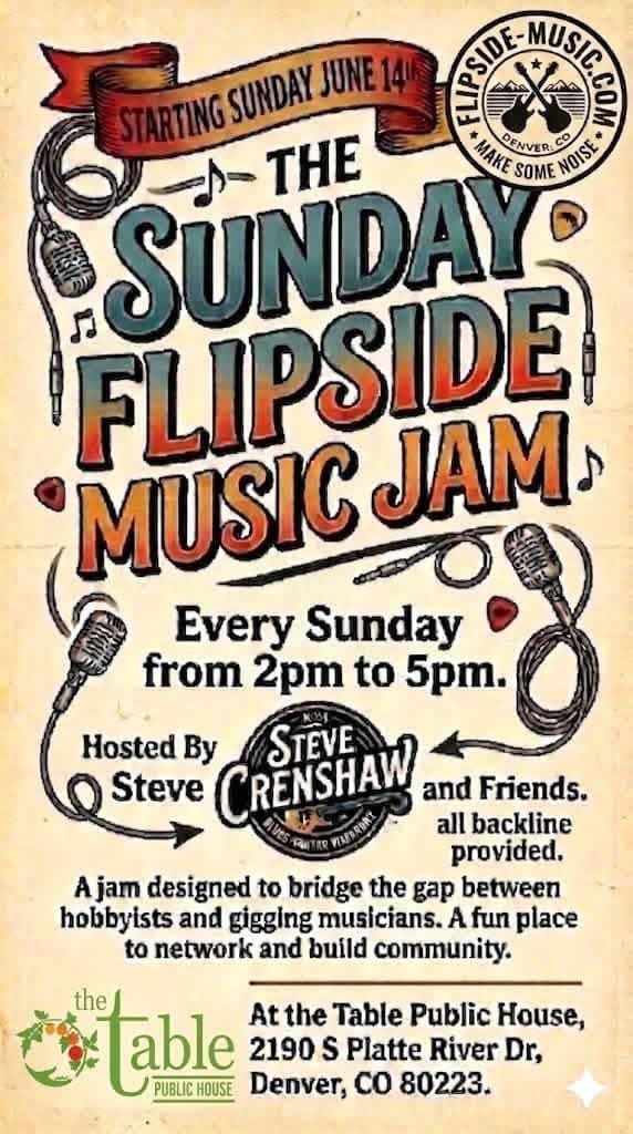 The Sunday Flipside Music Jam