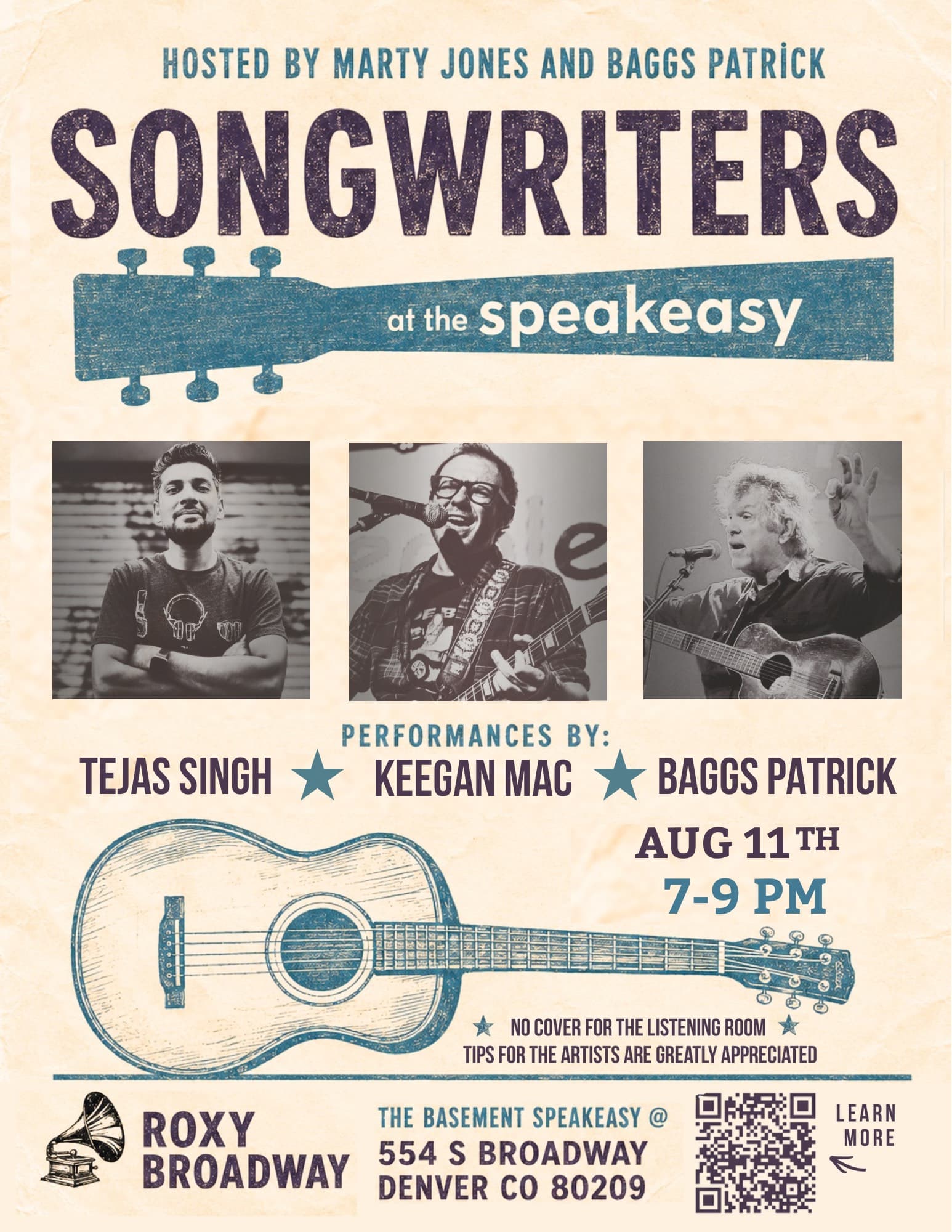 Songwriters at the Speakeasy