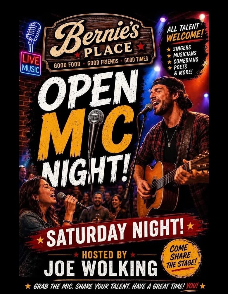 Bernie's Place - Open Mic