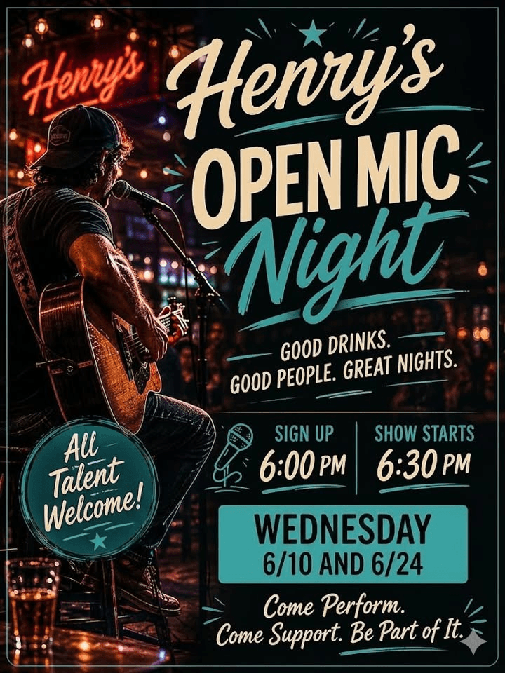 Henry's Bar & Grill - Open Mic