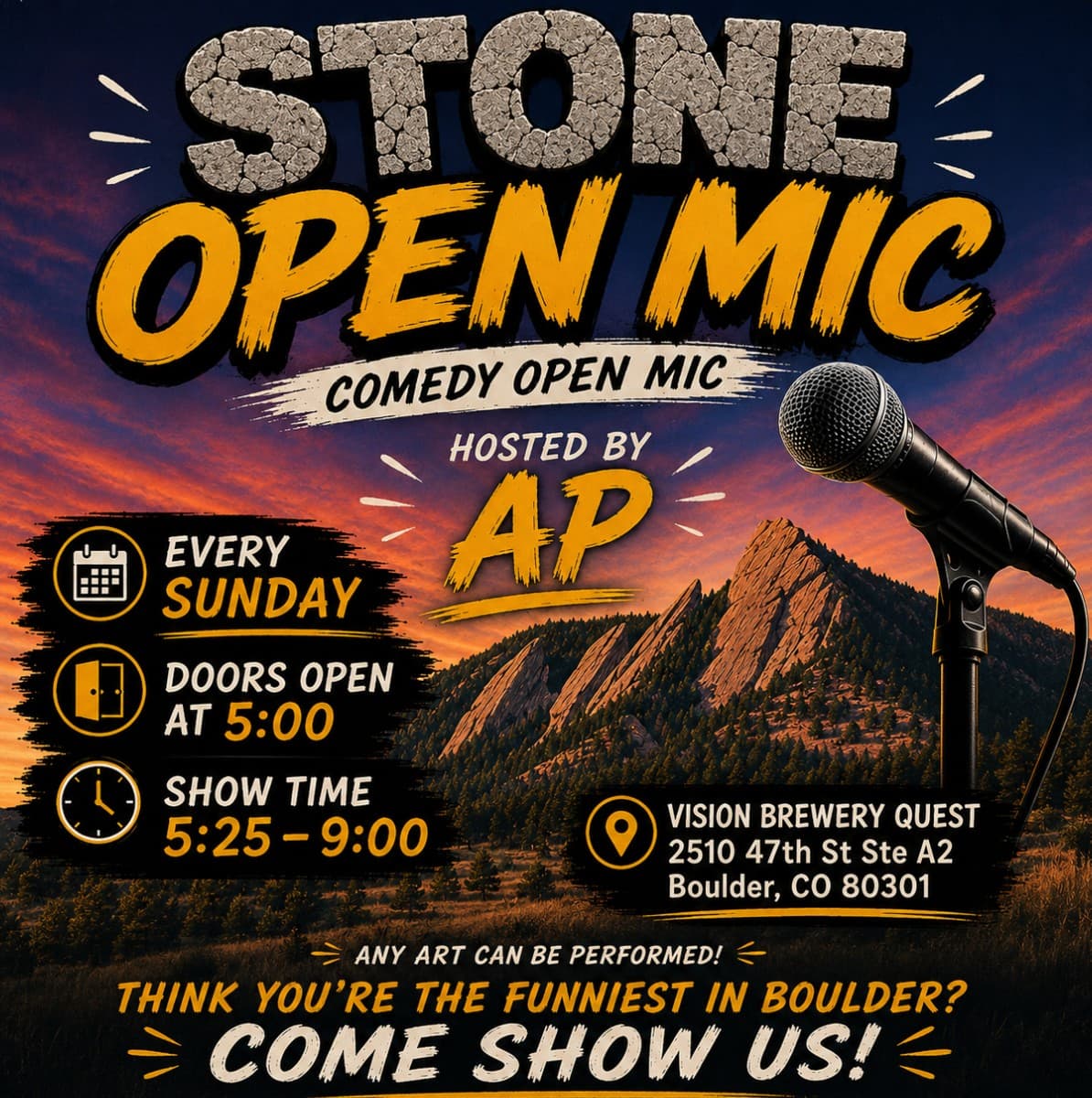 Stone Open Mic