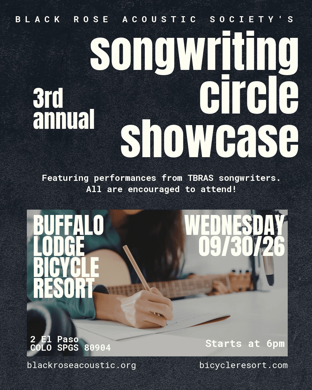 Buffalo Lodge - 3rd Annual Songwriting Circle Showcase