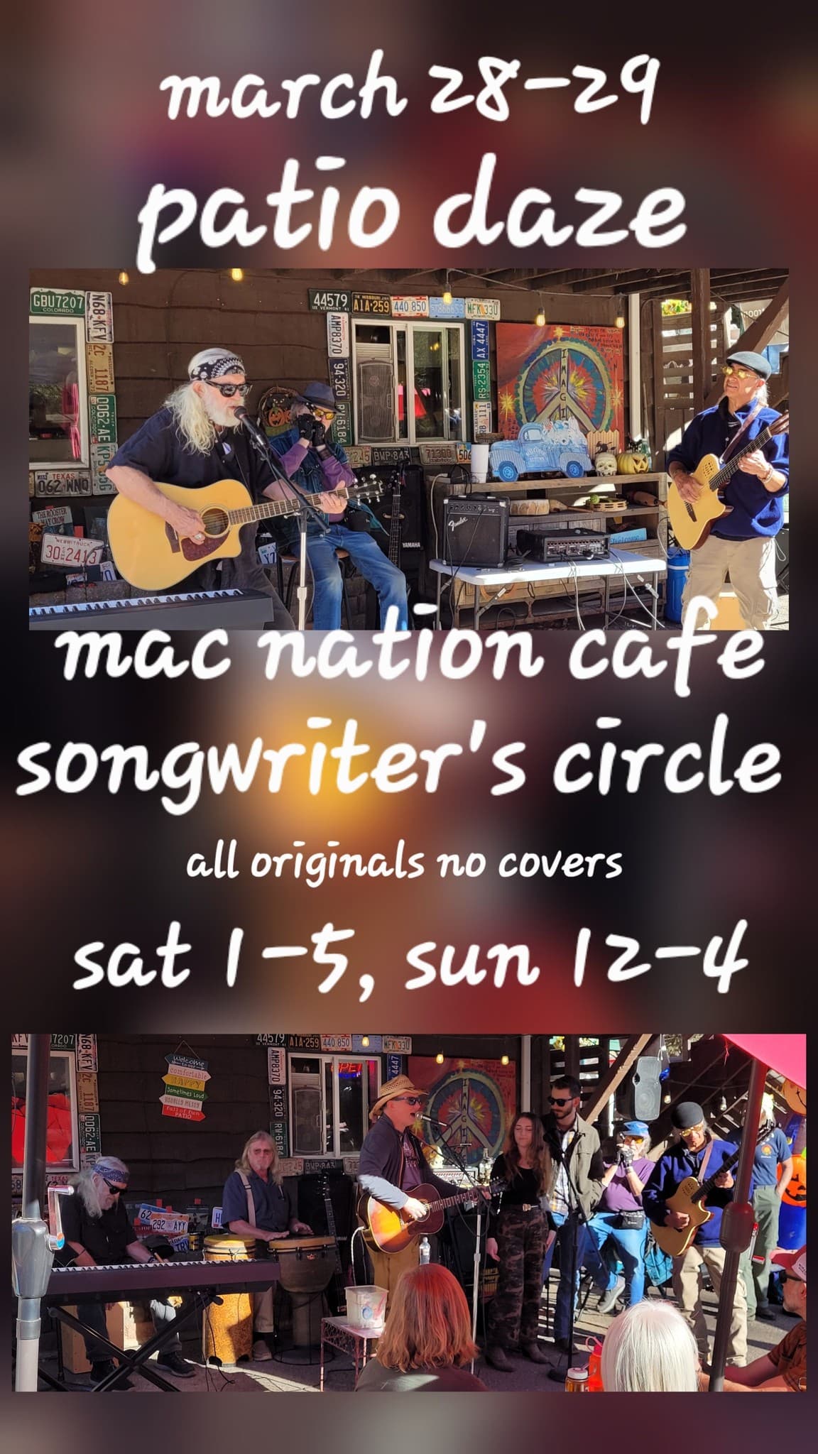 Patio Daze Songwriter's Circle (Sunday)