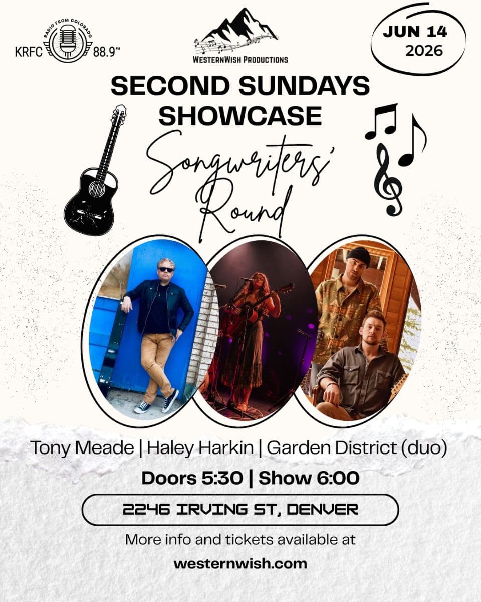 Westernwish Productions - Second Sundays Showcase - Songwriters' Round